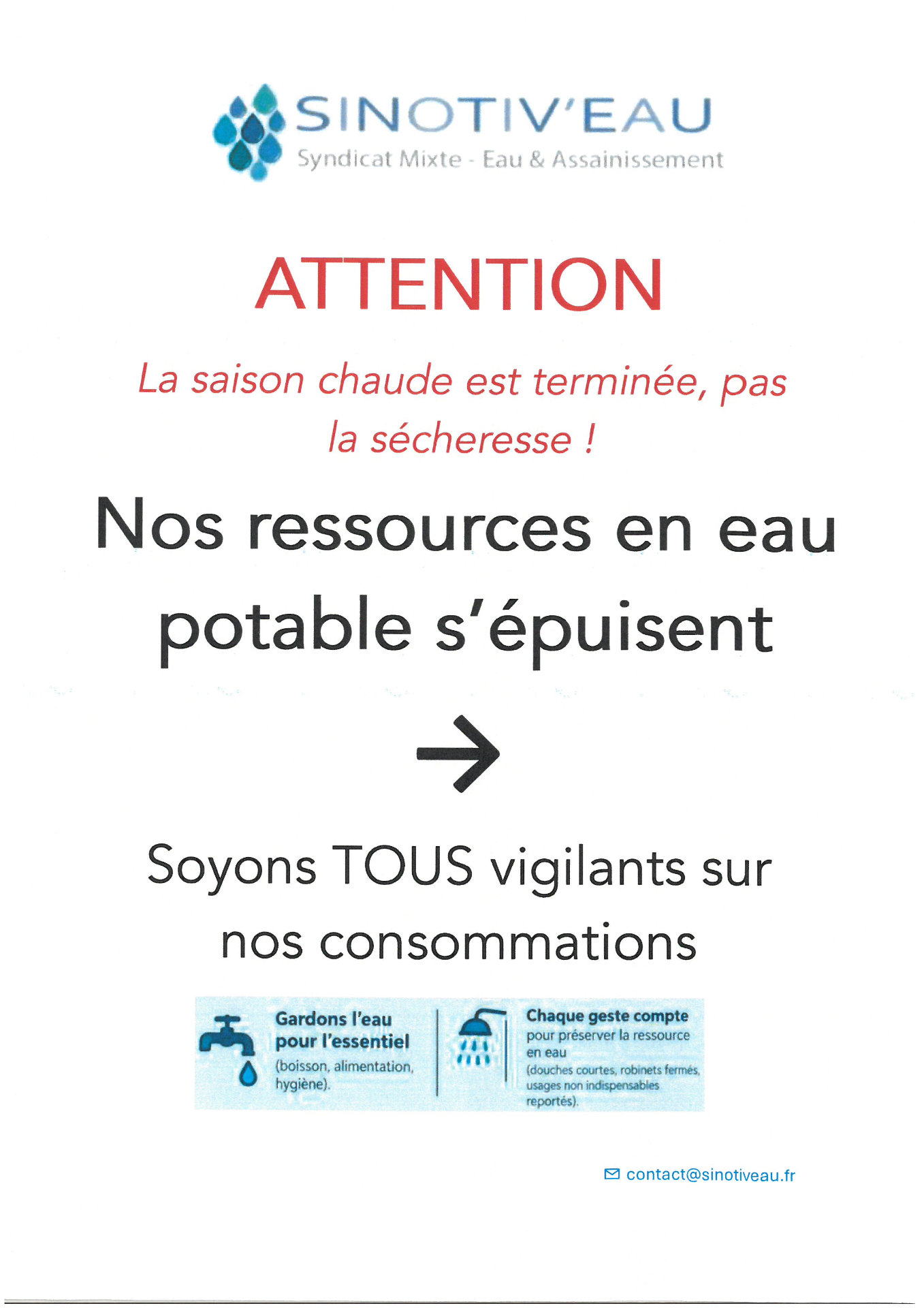 eau secheresse